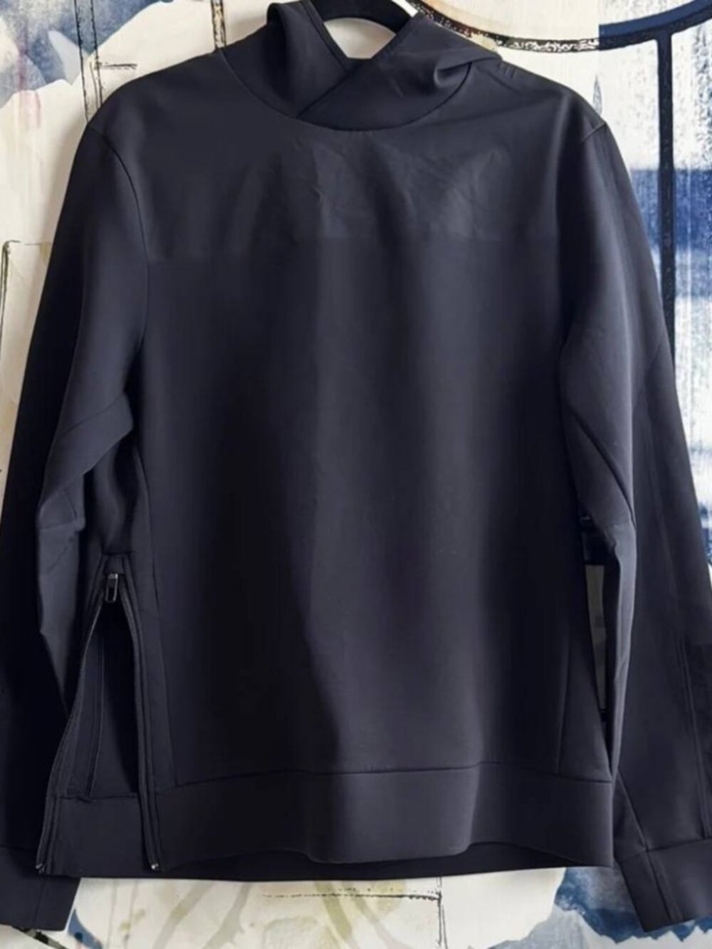 RARE Lululemon Pullover Hoodie Jacket Mens Black Confluence Soft Casual Size XXL